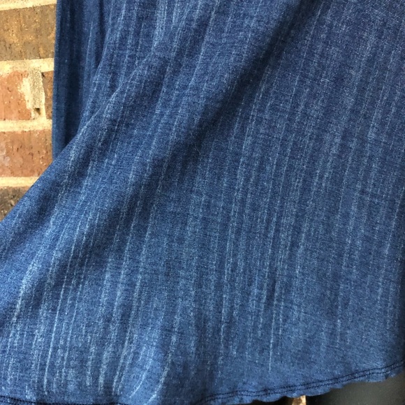 *Anthro Cloth & Stone Top - Blue Dolman Style - M - Picture 3 of 7